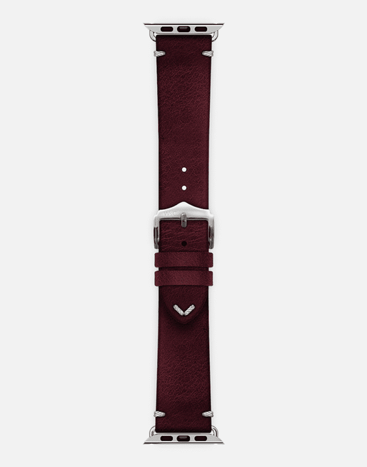 WsC® Vengeance – Burgundy Apple Watch Strap