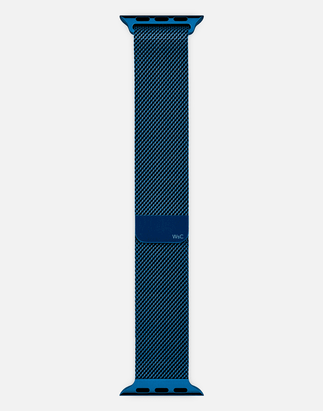 Milanese Loop – Cosmic Blue Apple Watch Strap
