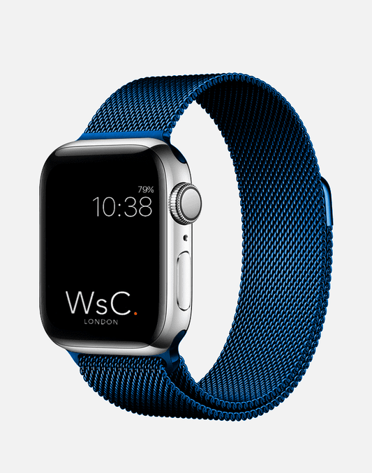 Milanese Loop – Cosmic Blue Apple Watch Strap