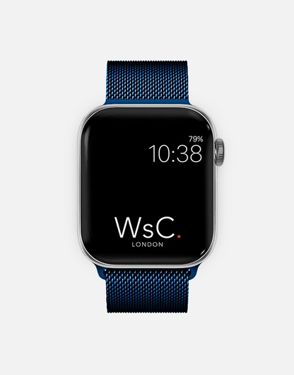 Milanese Loop – Cosmic Blue Apple Watch Strap