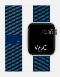 Milanese Loop – Cosmic Blue Apple Watch Strap
