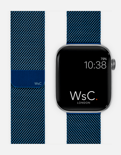 Milanese Loop – Cosmic Blue Apple Watch Strap