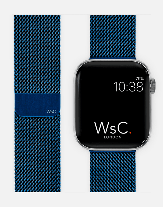 Milanese Loop – Cosmic Blue Apple Watch Strap