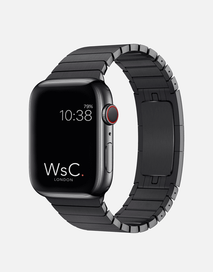WsC® Link Bracelet – Space Black Apple Watch Strap