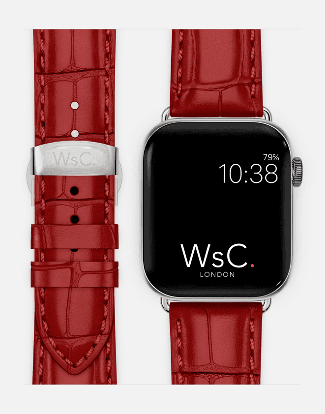 WsC® Prowler – Red Apple Watch Strap