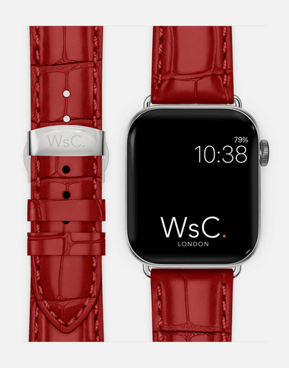 WsC® Prowler – Red Apple Watch Strap