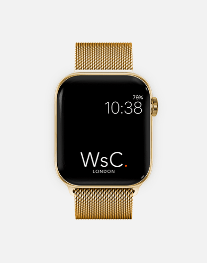 Milanese Loop – Gold Apple Watch Strap