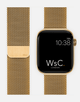 Milanese Loop – Gold Apple Watch Strap