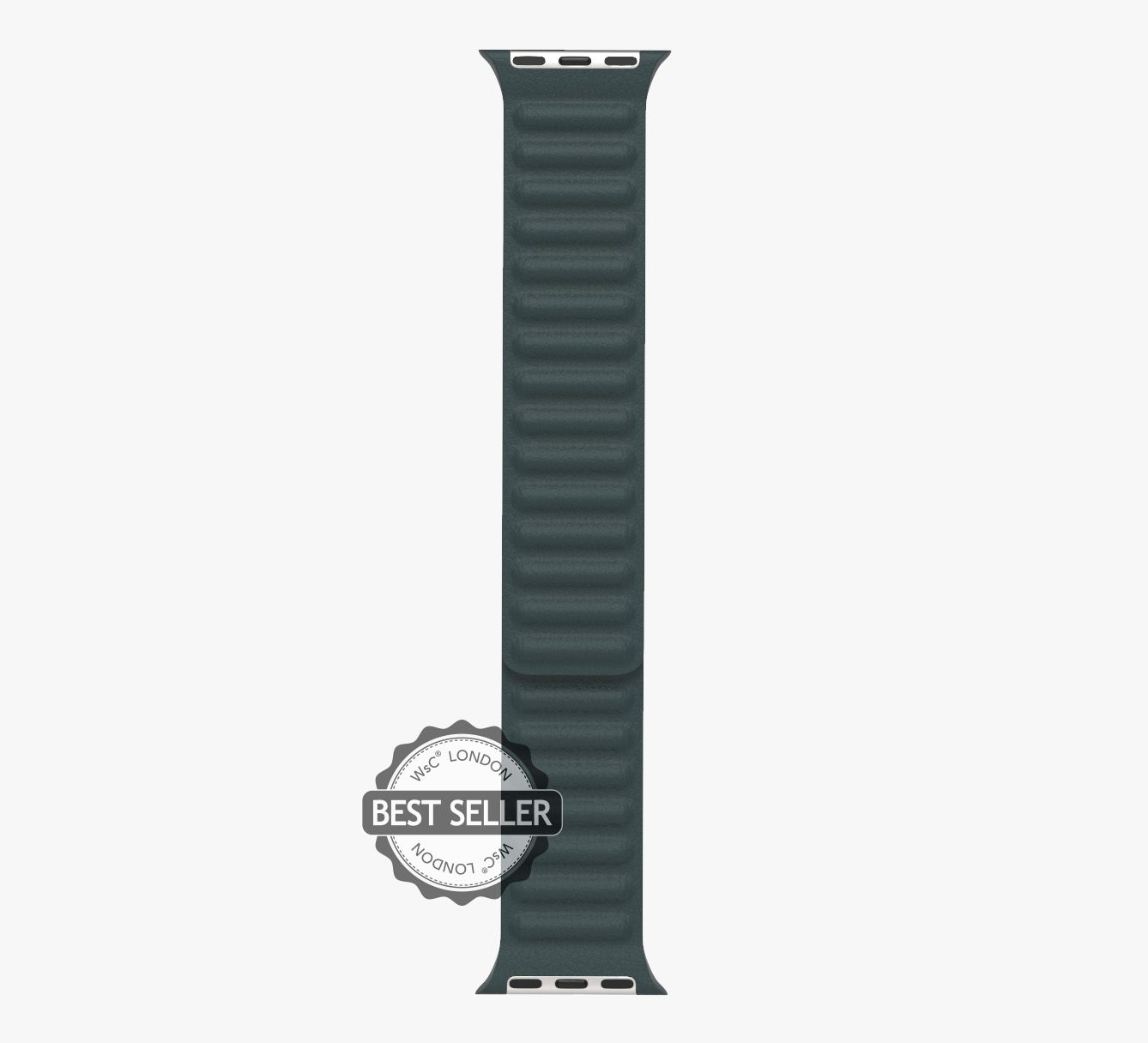 WsC® Leather Link – Forest Green Apple Watch Strap