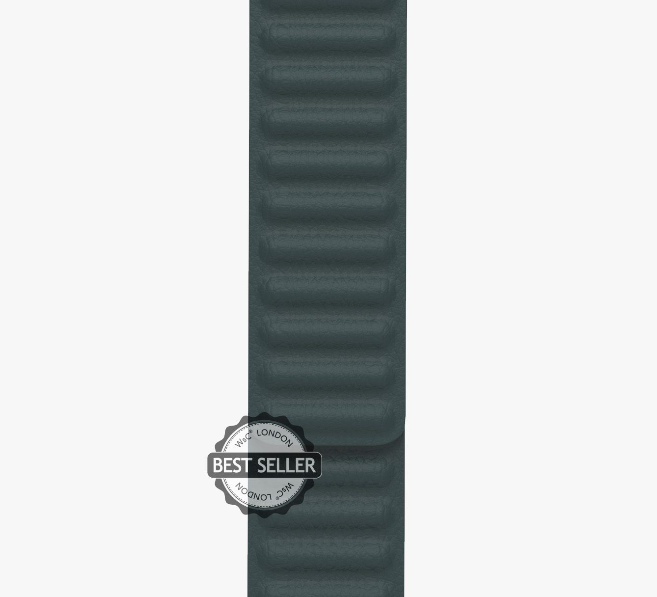WsC® Leather Link – Forest Green Apple Watch Strap