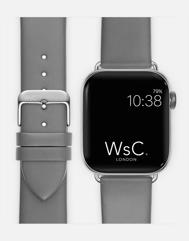 WsC® Oxford – Grey Apple Watch Strap