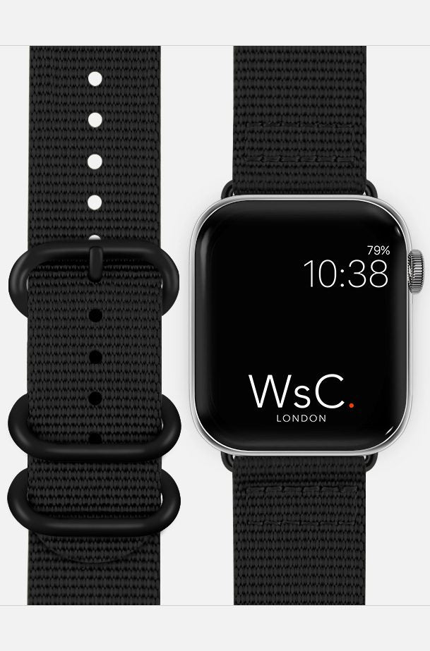WsC® Tactical – Black Apple Watch Strap