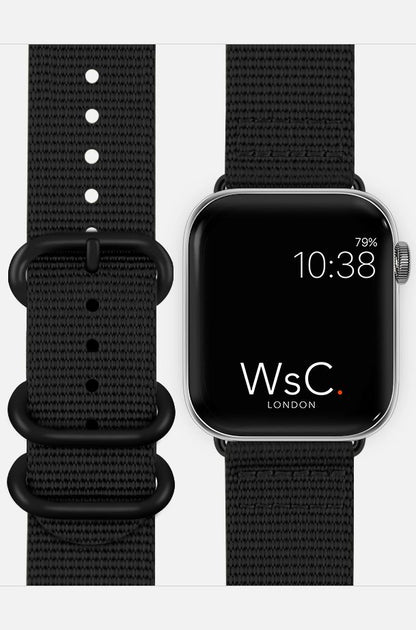 WsC® Tactical – Black Apple Watch Strap