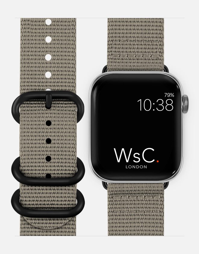 WsC® Tactical – Mountain Grey Apple Watch Strap