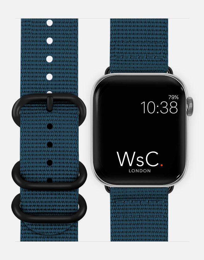 WsC® Tactical – Ocean Blue Apple Watch Strap