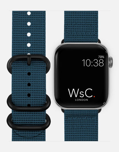 WsC® Tactical – Ocean Blue Apple Watch Strap