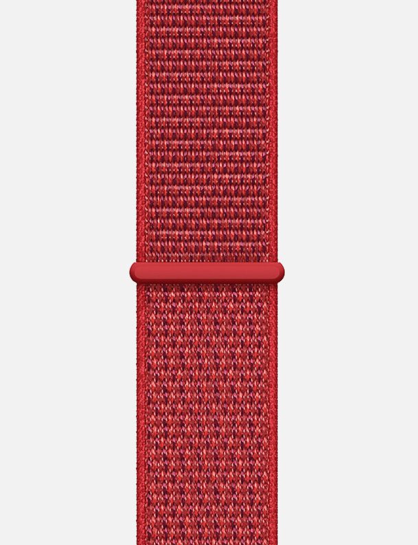 WsC® Sport Loop – Red Apple Watch Strap