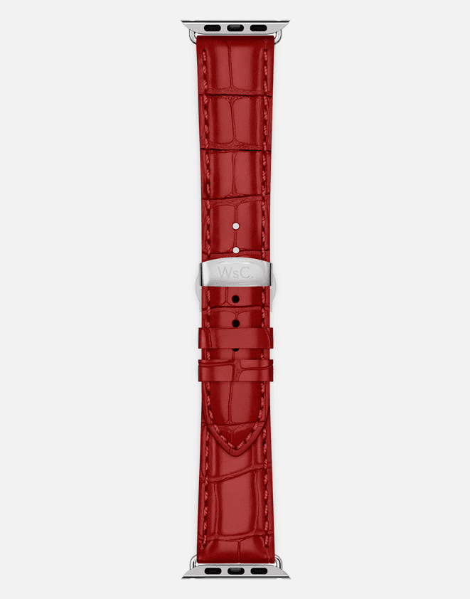 WsC® Prowler – Red Apple Watch Strap