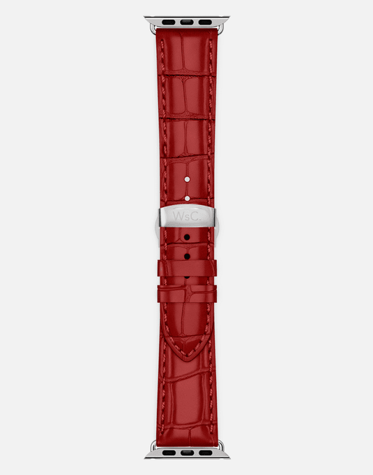 WsC® Prowler – Red Apple Watch Strap