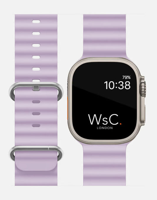 Ocean Band – Lilac Apple Watch Strap