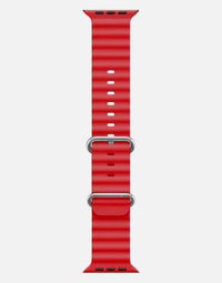 Ocean Band – Red Apple Watch Strap