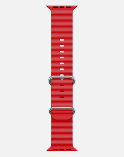 Ocean Band – Red Apple Watch Strap