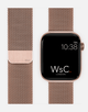 Milanese Loop – Rose Gold Apple Watch Strap