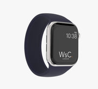 WsC® Silicone Solo Loop – Dark Blue Apple Watch Strap