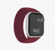 WsC® Silicone Solo Loop – Burgundy Apple Watch Strap