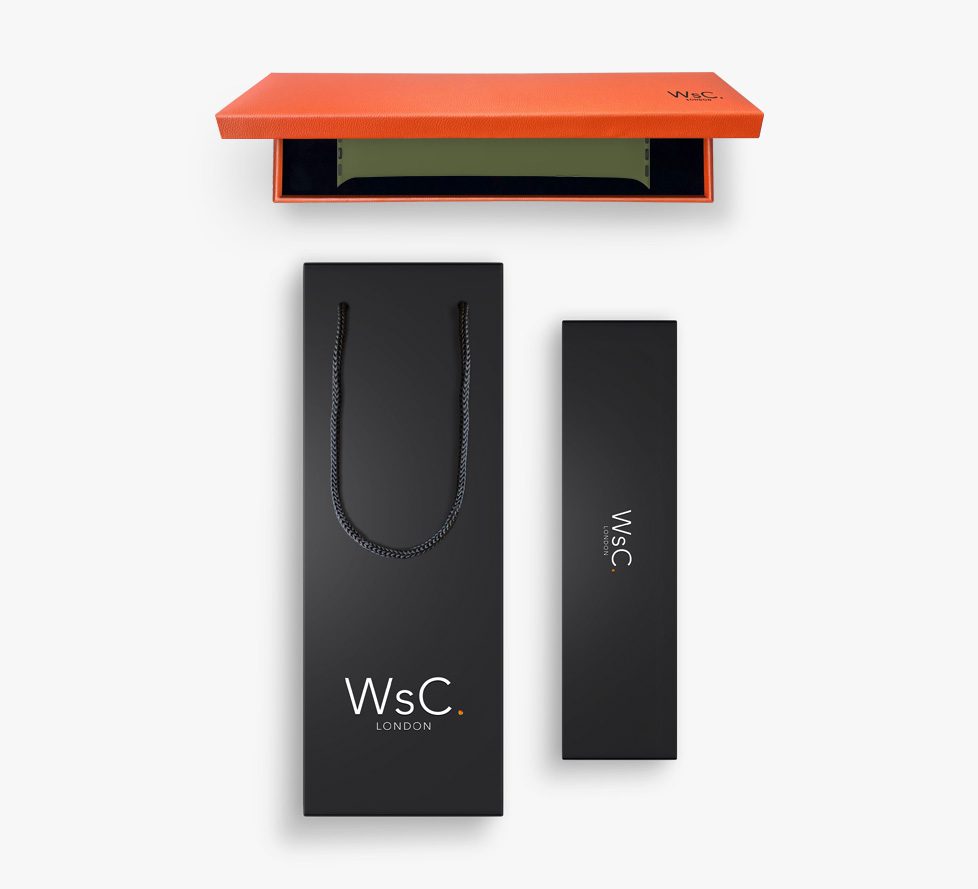 WsC® Silicone Solo Loop – Khaki Green Apple Watch Strap