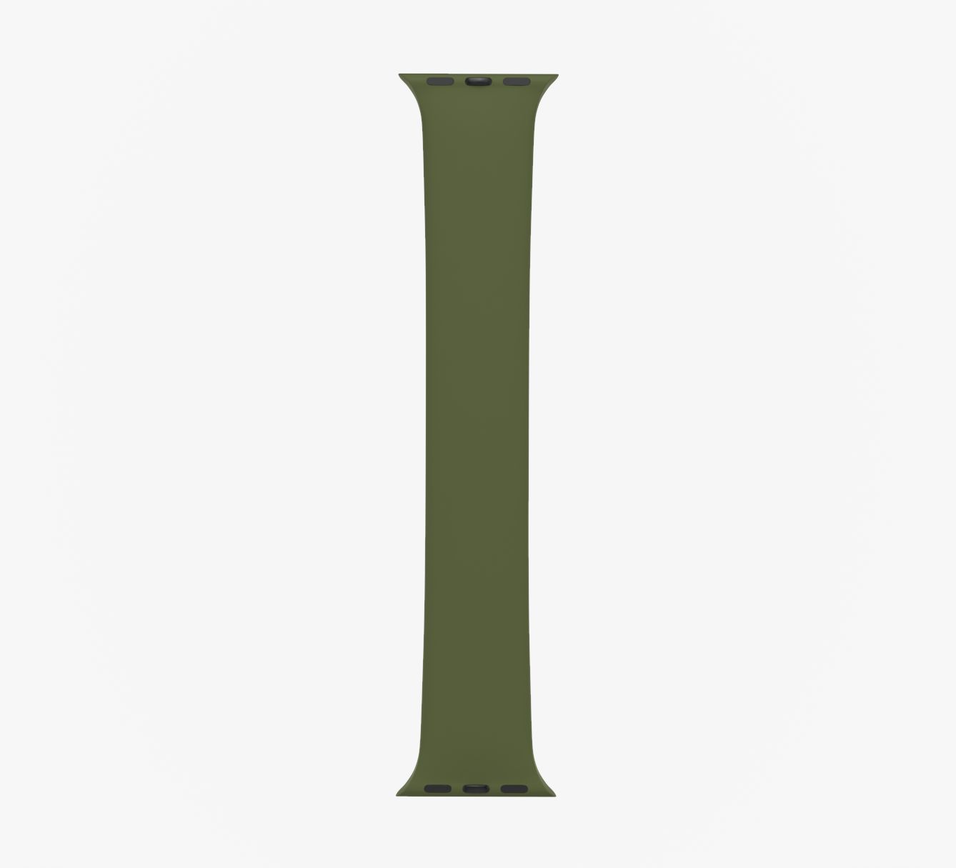 WsC® Silicone Solo Loop – Khaki Green Apple Watch Strap