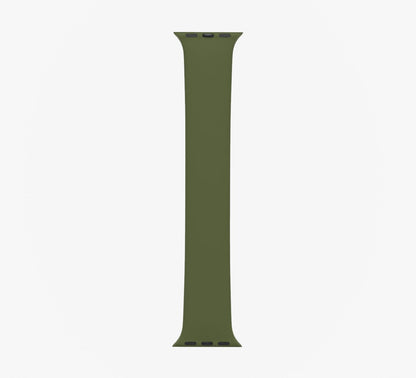 WsC® Silicone Solo Loop – Khaki Green Apple Watch Strap