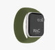 WsC® Silicone Solo Loop – Khaki Green Apple Watch Strap