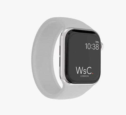 WsC® Silicone Solo Loop – Grey Apple Watch Strap
