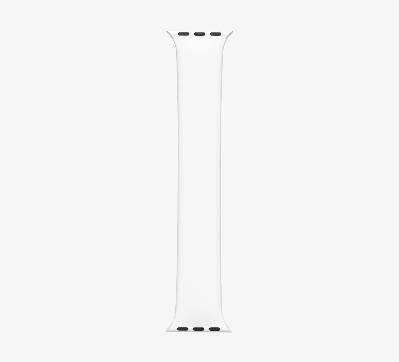 WsC® Silicone Solo Loop – White Apple Watch Strap