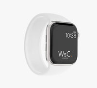 WsC® Silicone Solo Loop – White Apple Watch Strap