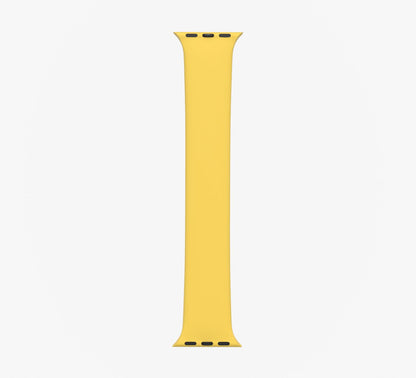 WsC® Silicone Solo Loop – Yellow Apple Watch Strap
