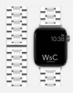 WsC® Fury – Silver Apple Watch Strap