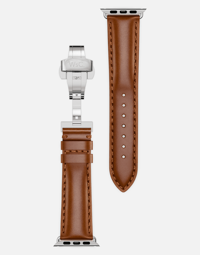 WsC® Defiant – Light Brown Apple Watch Strap