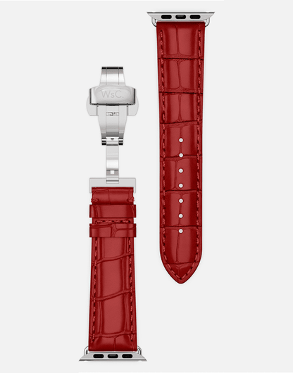 WsC® Prowler – Red Apple Watch Strap