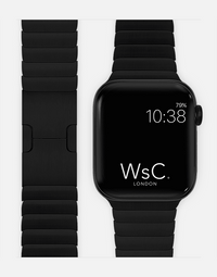 WsC® Link Bracelet – Space Black Apple Watch Strap