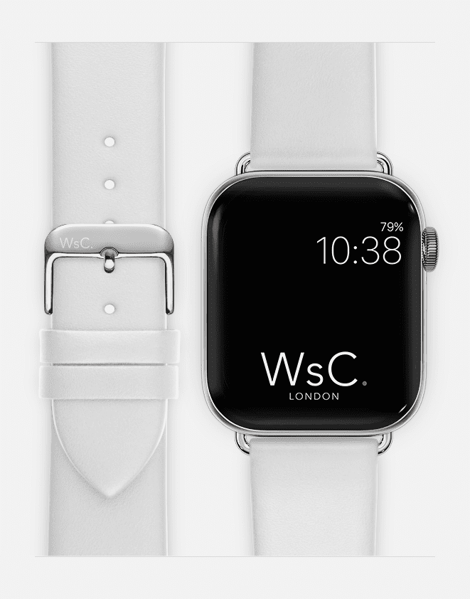 WsC® Oxford – White Apple Watch Strap