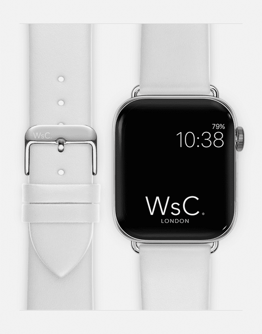 WsC® Oxford – White Apple Watch Strap