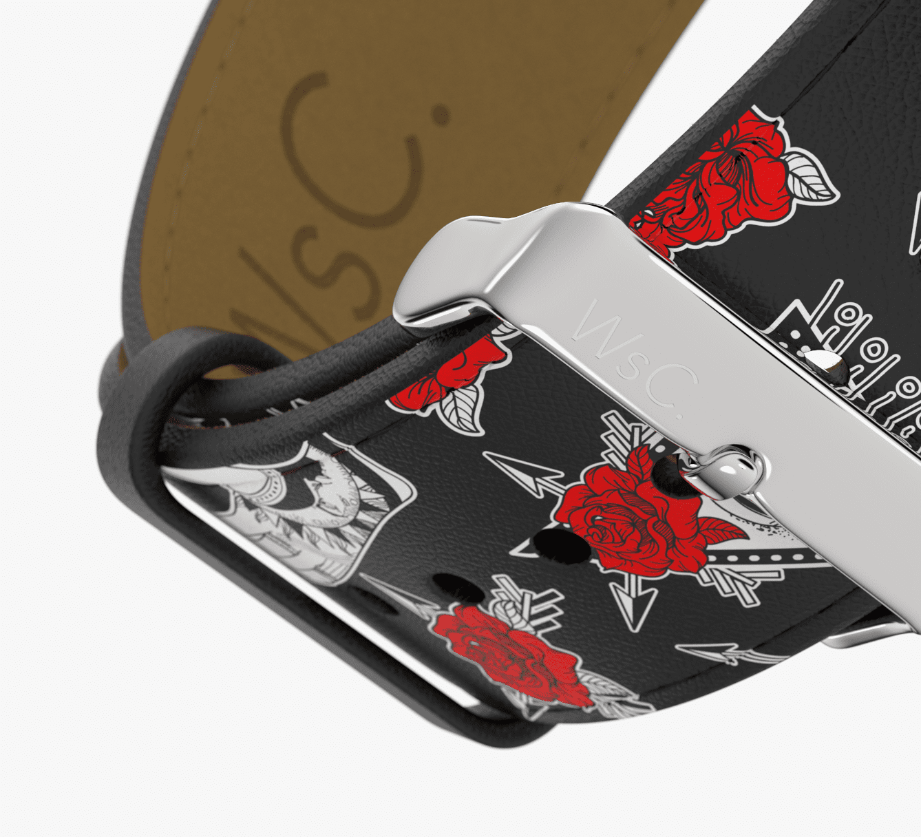WsC® Print Collection – Ancient Roses Apple Watch Strap