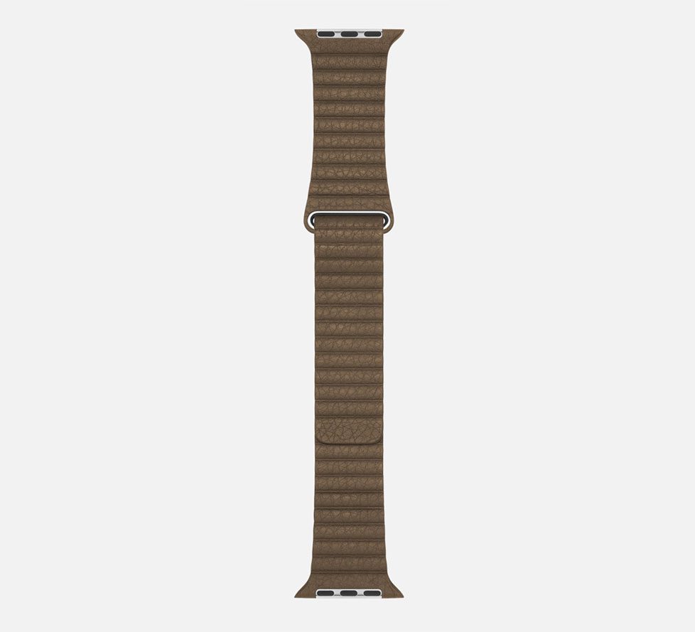 WsC® Leather Loop – Brown Apple Watch Strap