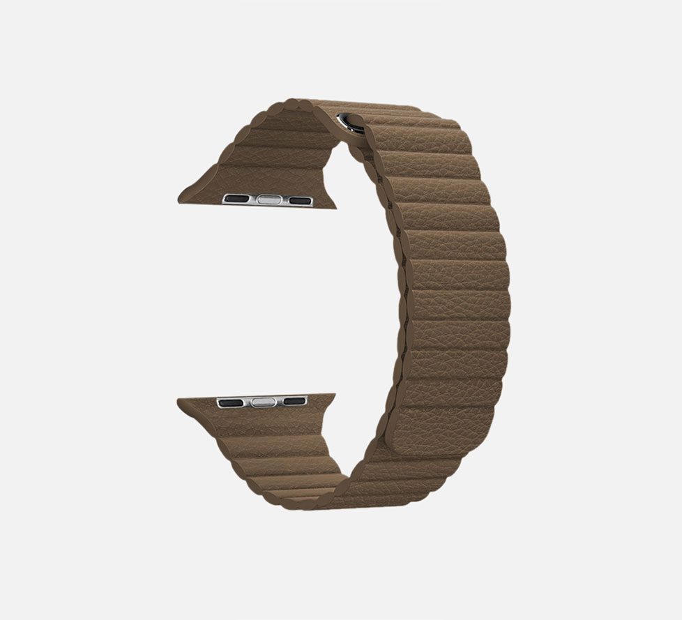 WsC® Leather Loop – Brown Apple Watch Strap