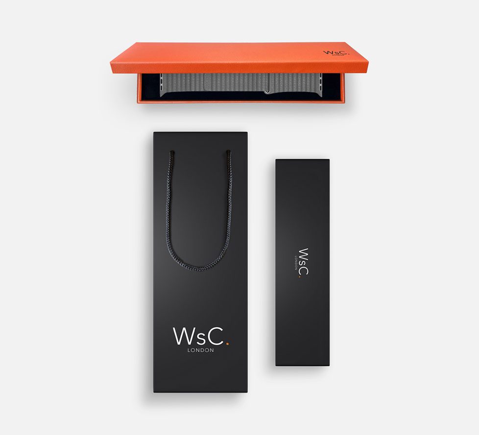WsC® Leather Loop – Grey Apple Watch Strap