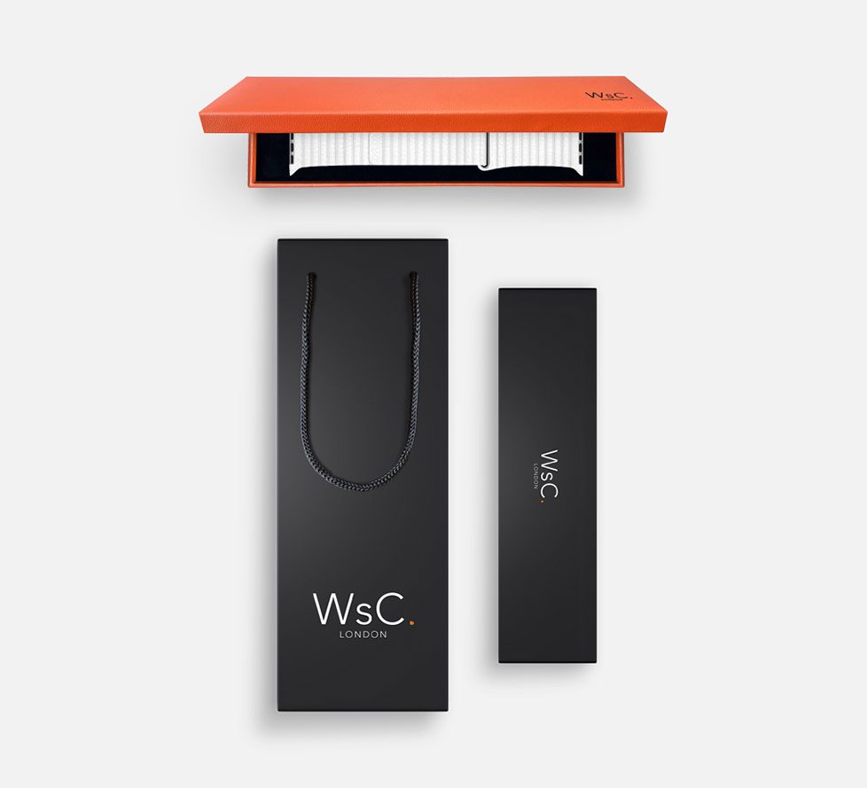 WsC® Leather Loop – White Apple Watch Strap