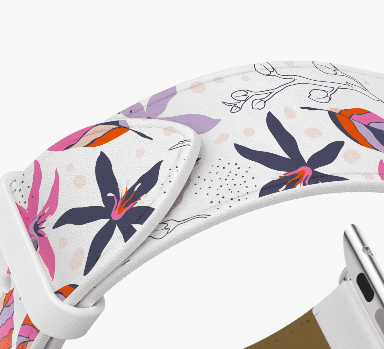 WsC® Print Collection – Lilies Apple Watch Strap