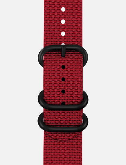 WsC® Tactical – Deep Red Apple Watch Strap